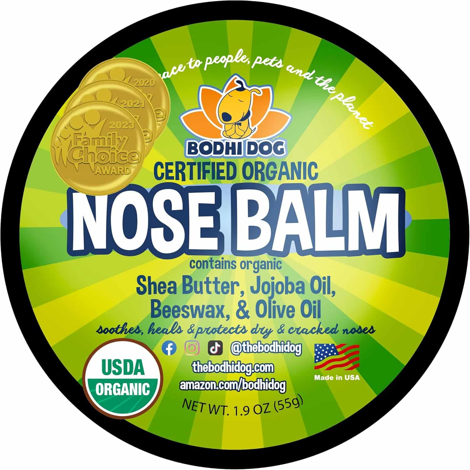 Bodhi Dog Organic Nose Balm - Moisturizes
