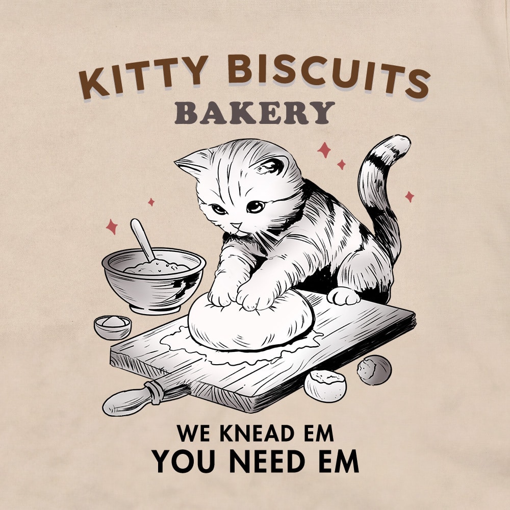 Kitty Biscuits Bakery Standard Tee Tan - Image 2