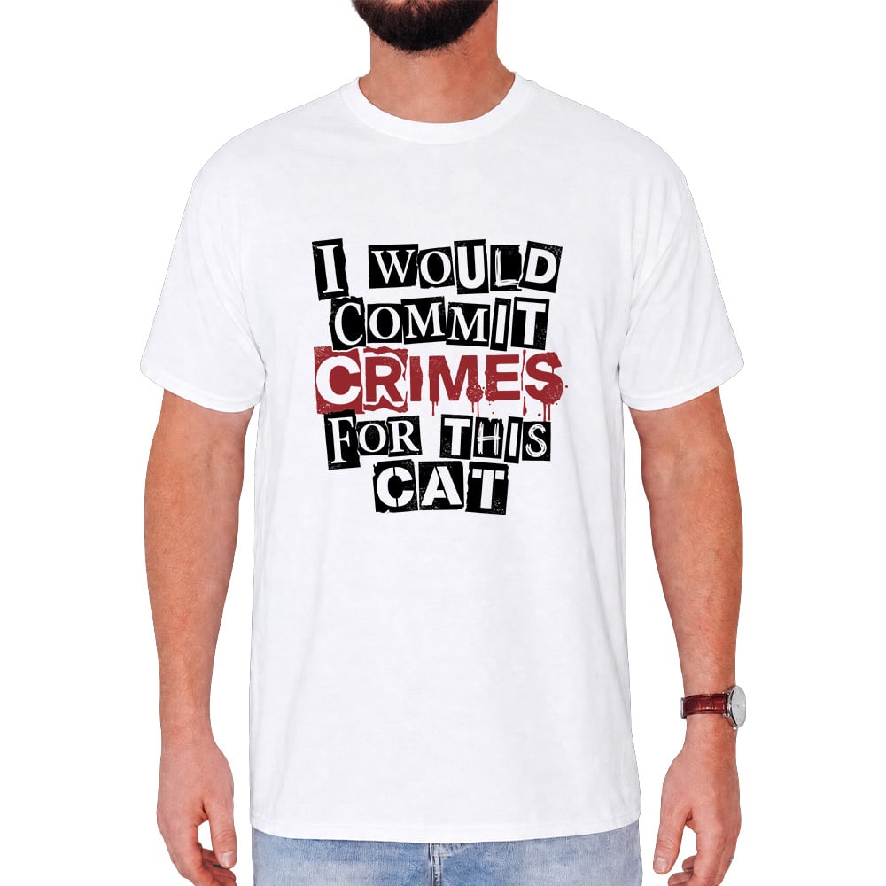 I Would Commit Crimes Standard Tee White