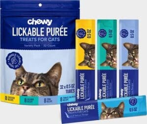 Chewy Made Lickable Puree Variety Pack Grain-Free Cat Treats