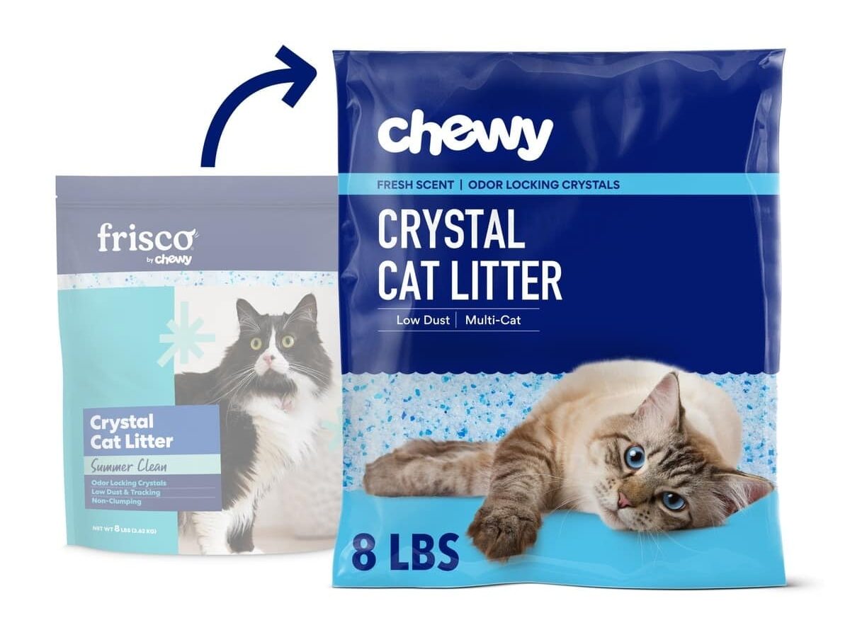 Chewy Made Crystal Scented Non-Clumping Cat Litter