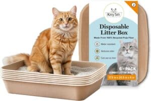 Kitty Sift Disposable Cat Litter Box Jumbo,
