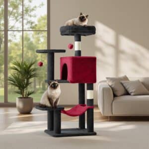  Sweetcrispy 44 Inch Cat Tree Tower,