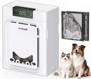 Oneisall Pet Air Purifiers for Home with Washable Filters
