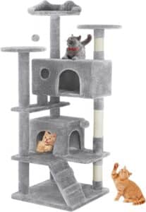 Sweetcrispy 54 Inch Cats Tree Tower,