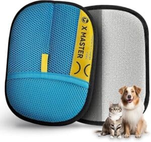 2 Pack Pet Hair Removal Gloves for Cats & Dogs