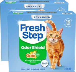 Fresh Step Advanced Odor Shield Multi Cat Clumping Litter 