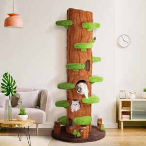  KAMABOKO 90.5" Tall Cat Tree for Indoor Cats