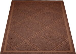Amazon Basics Less-Mess Cat Litter Box Mat,
