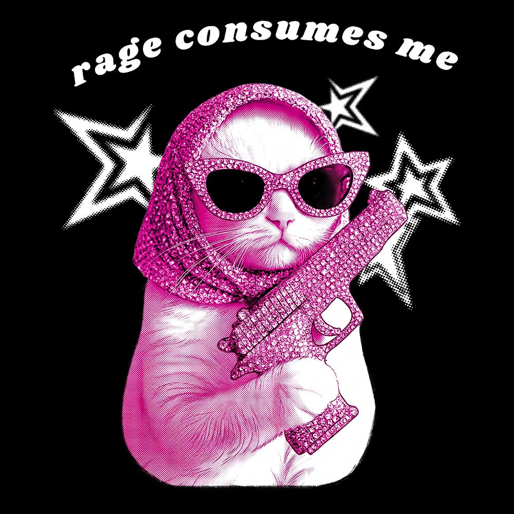 Rage Consumes Me Standard Tee Black - Image 2