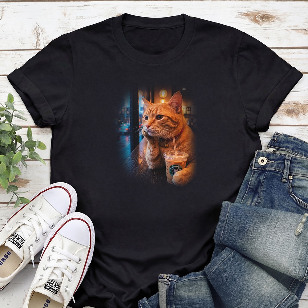 Thinkin About Coffee Standard Tee Black