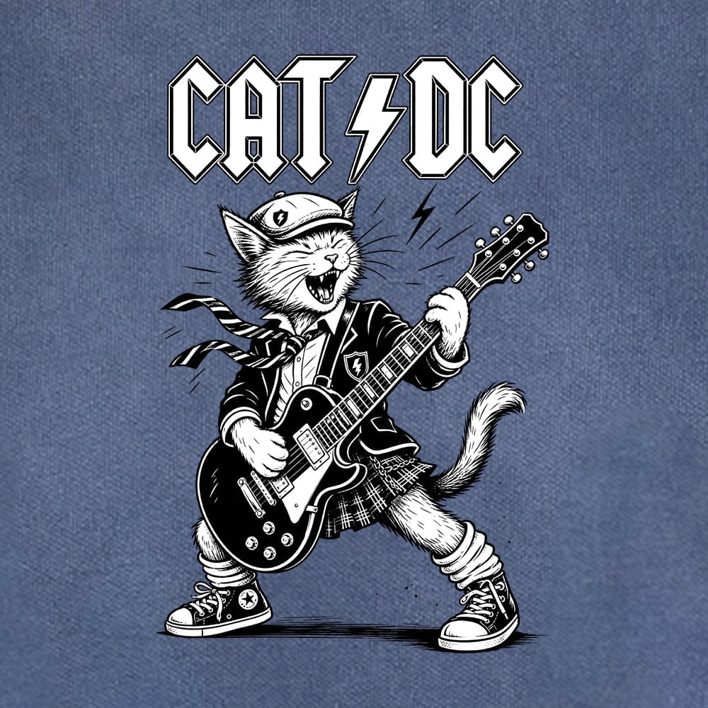 Comfort Colors CAT DC Premium Sweatshirt - Denim - Image 2