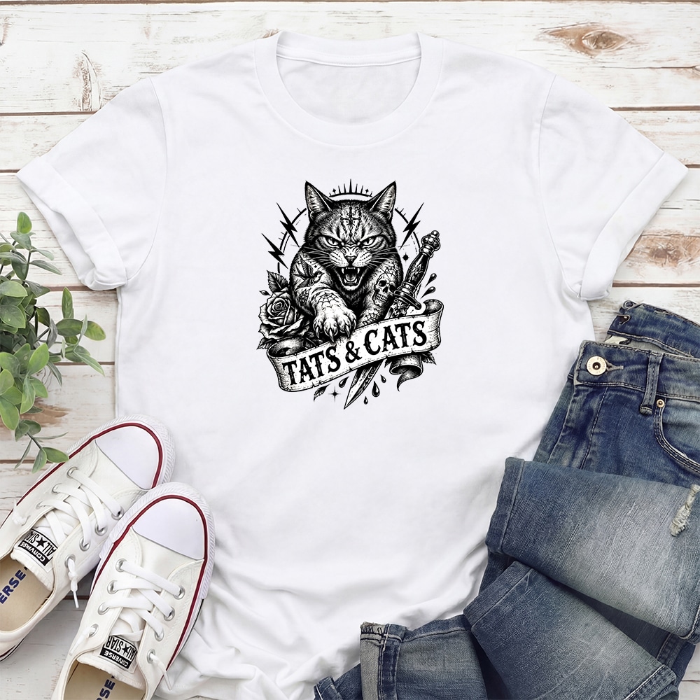 TATS & CATS Standard Tee White