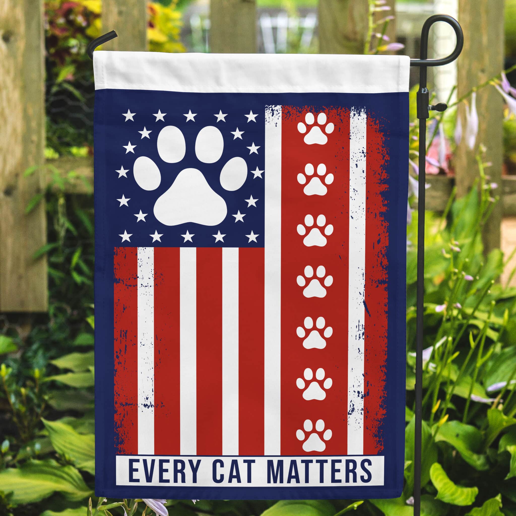 Garden Flag Collection Super Deal – Helps Feed Hungry Shelter Cats in Need - Image 6