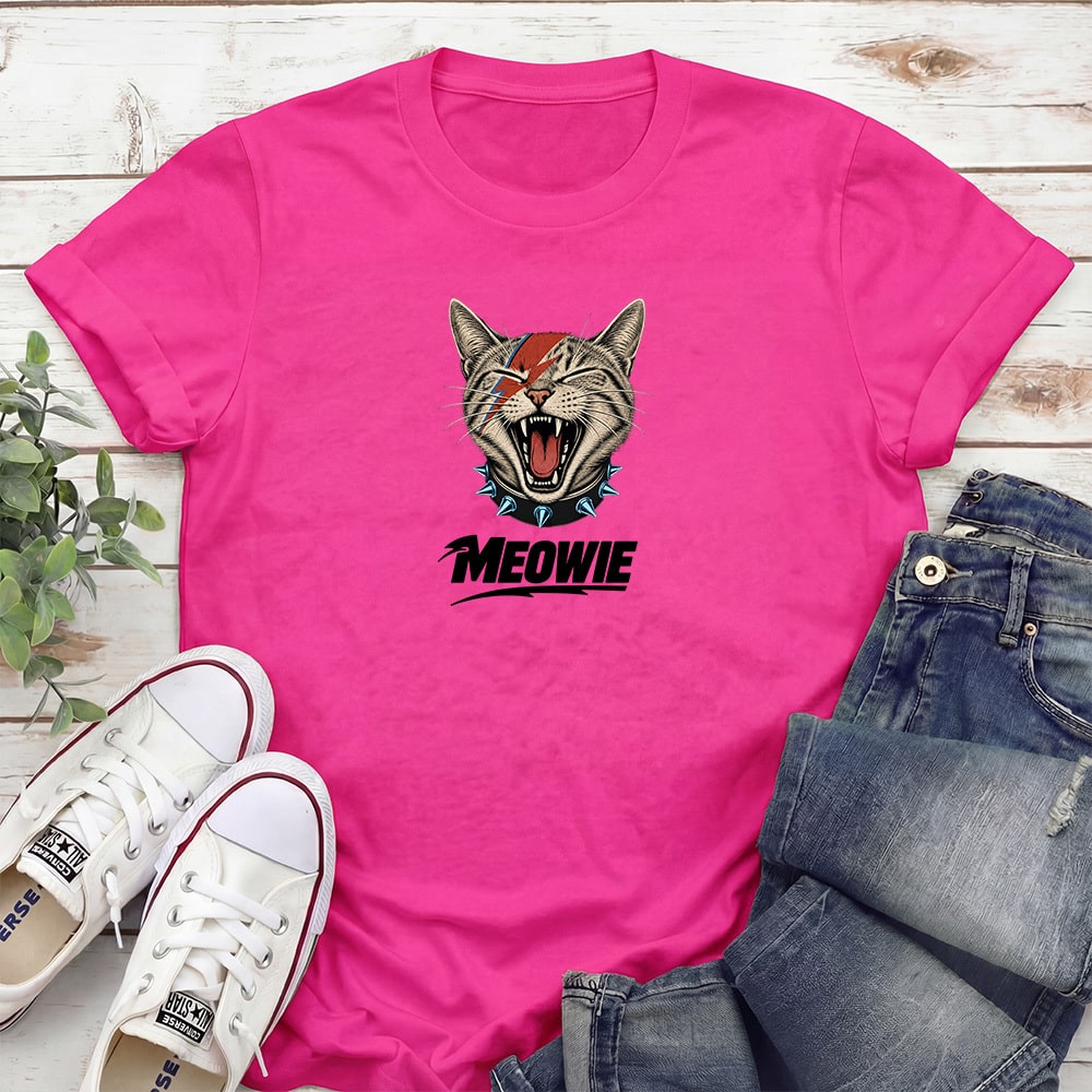 Meowie Standard Tee Pink