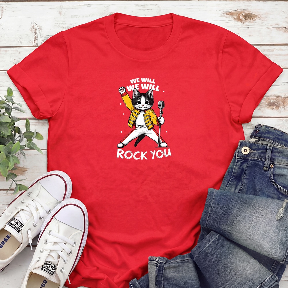 We Will Rock You Standard Tee Red