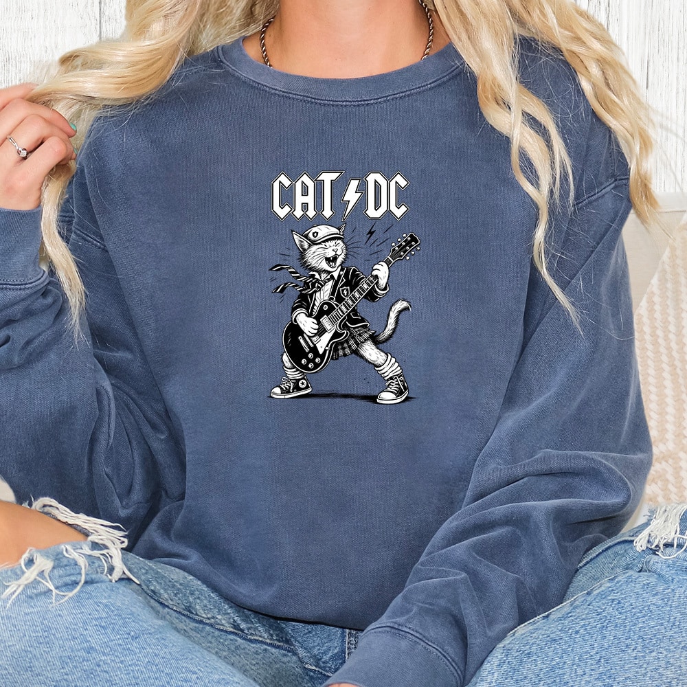 Comfort Colors CAT DC Premium Sweatshirt - Denim