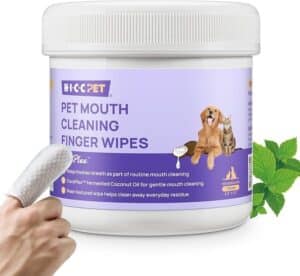 HICC PET Mouth Cleaning Finger Wipes