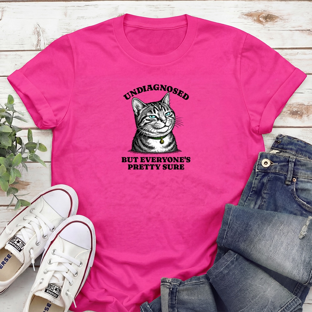 Undiagnosed But Everyone’s Pretty Sure Standard Tee Pink