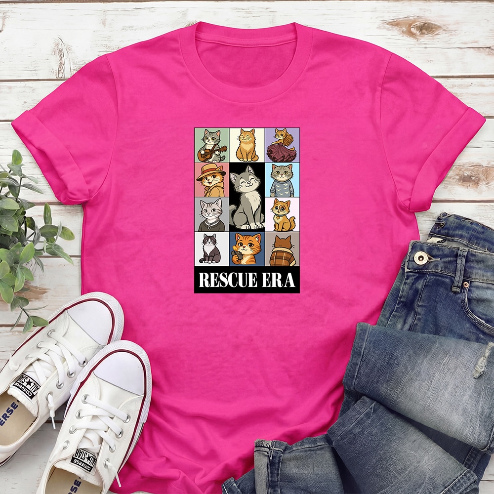 Rescue Era Standard Tee Pink
