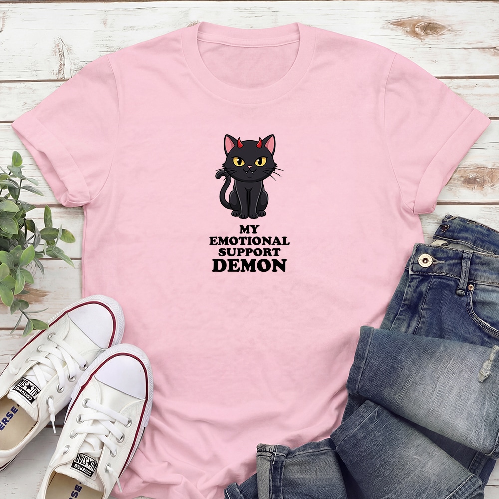 Emotional Support Human Standard Tee Light Pink