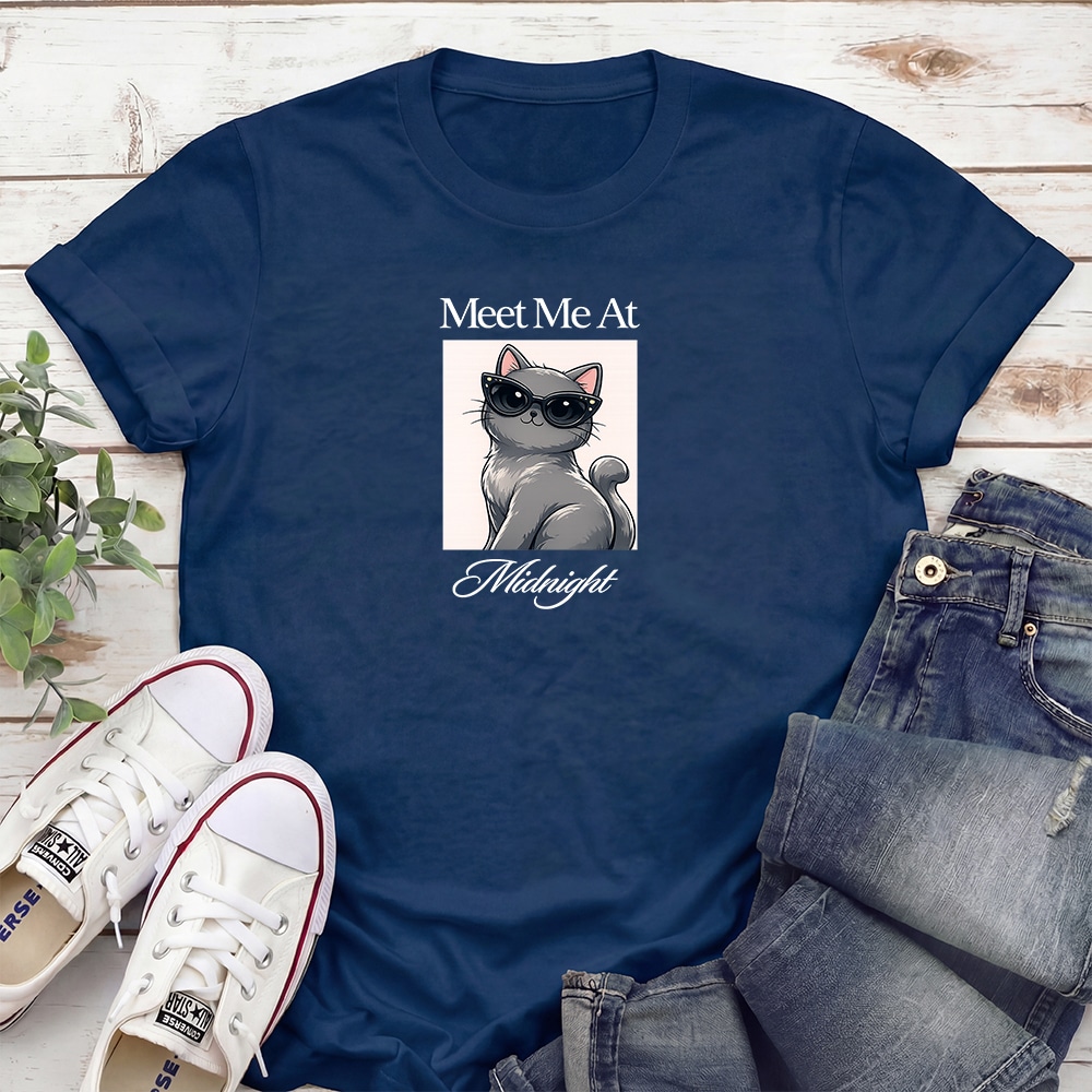 Meet Me At Midnight Standard Tee Navy