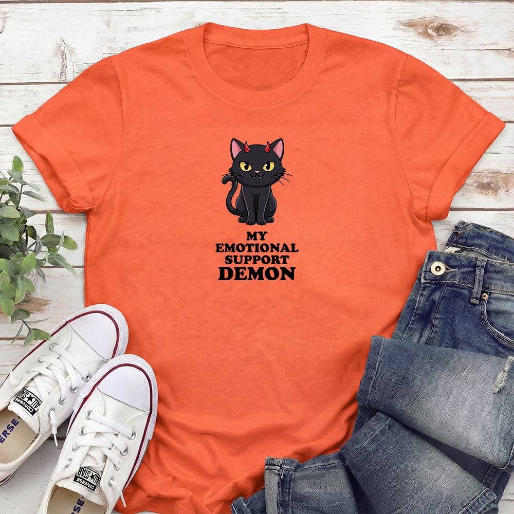 Emotional Support Human Standard Tee Orange