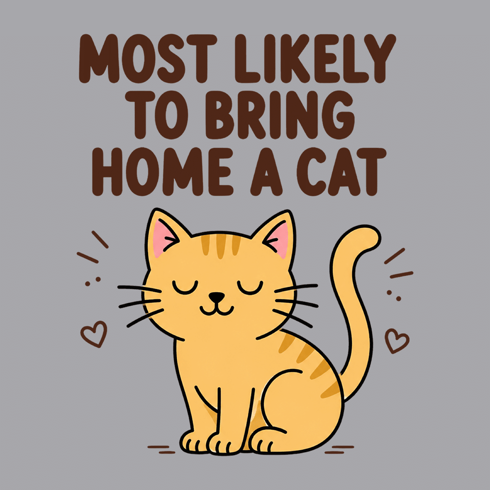 Most Likely To Standard Tee Heather Grey - Image 2