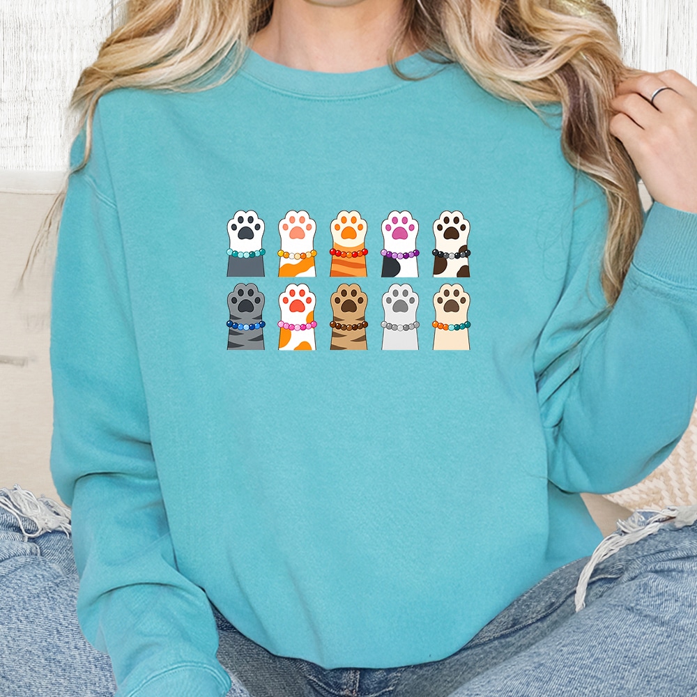Comfort Colors Friendship Bracelets Premium Sweatshirt - Seafoam