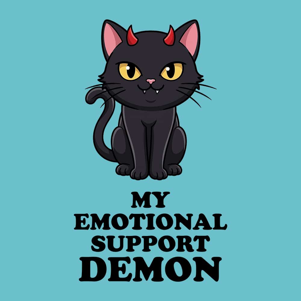 Comfort Colors Emotional Support Human Premium Sweatshirt - Seafoam - Image 2