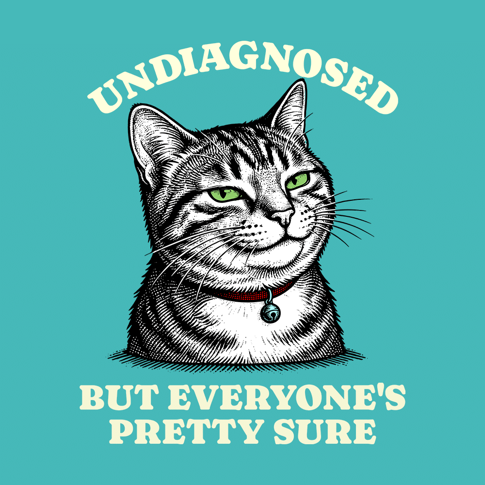 Comfort Colors Undiagnosed But Everyone’s Pretty Sure Premium Hoodie - Seafoam - Image 2