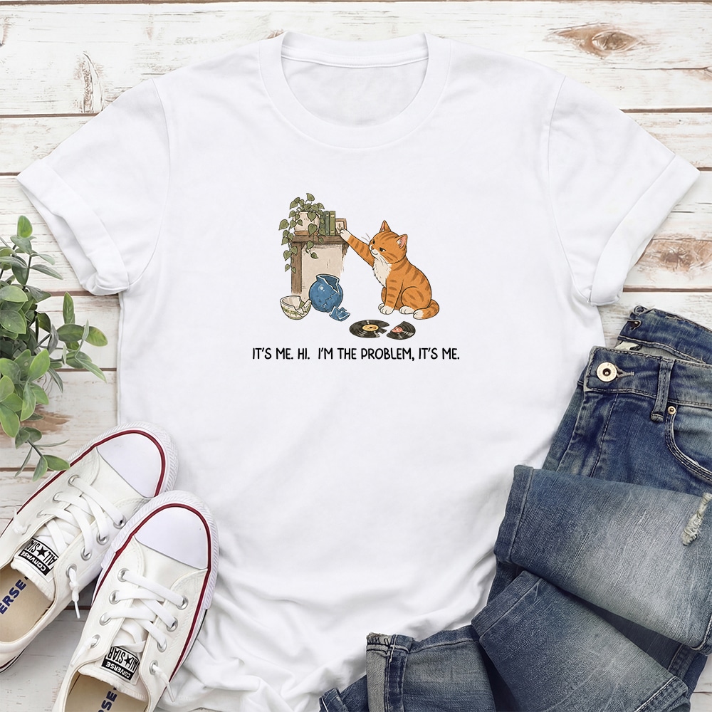 It’s Me I’m The Problem Standard Tee White