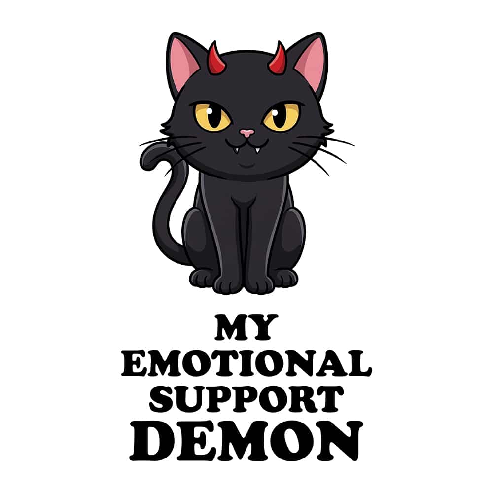 Emotional Support Human Standard Tee White - Image 2