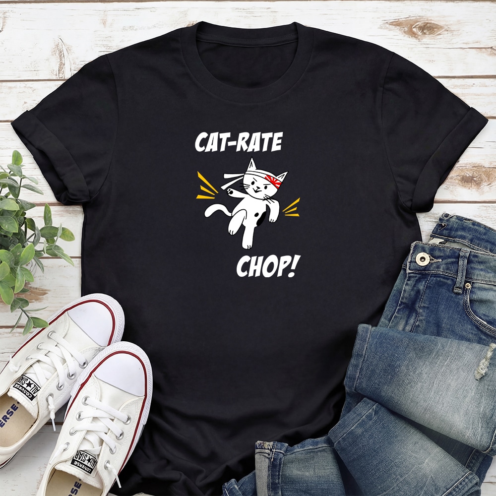 Cat-Rate Chop Standard Tee Black