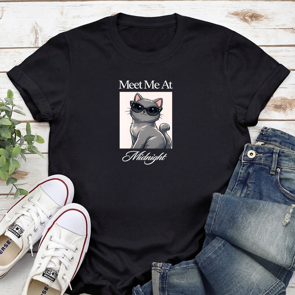 Meet Me At Midnight Standard Tee Black