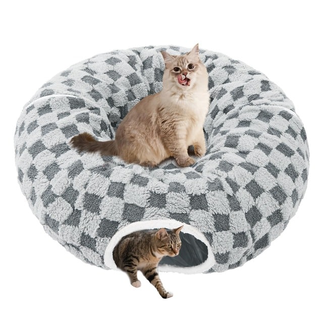 Cat tunnel bed hideaway