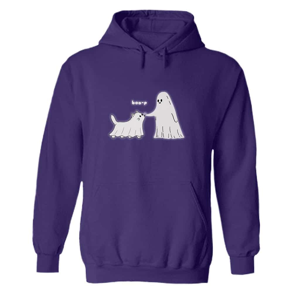 Ghost Boo-p Hoodie Purple