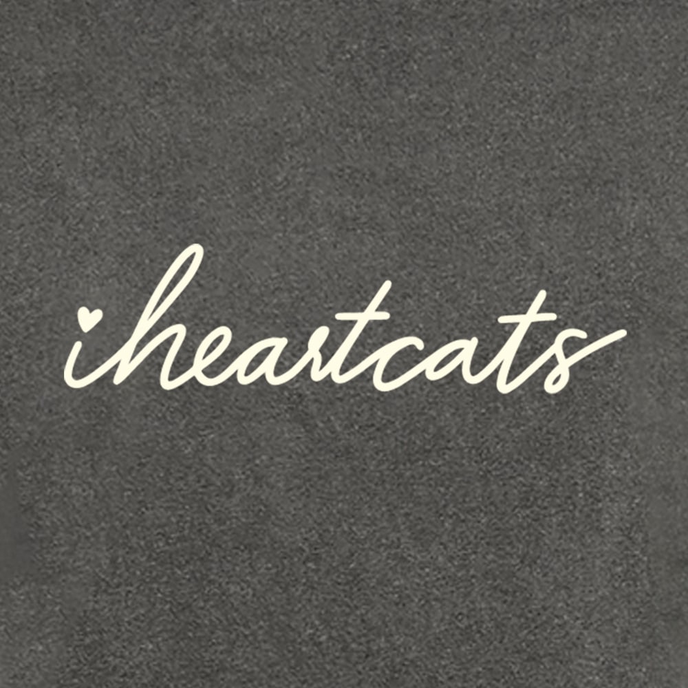 Comfort Colors My Heart Belongs To A Rescue Cat iHeartCats Premium Sweatshirt - Pepper - Image 4