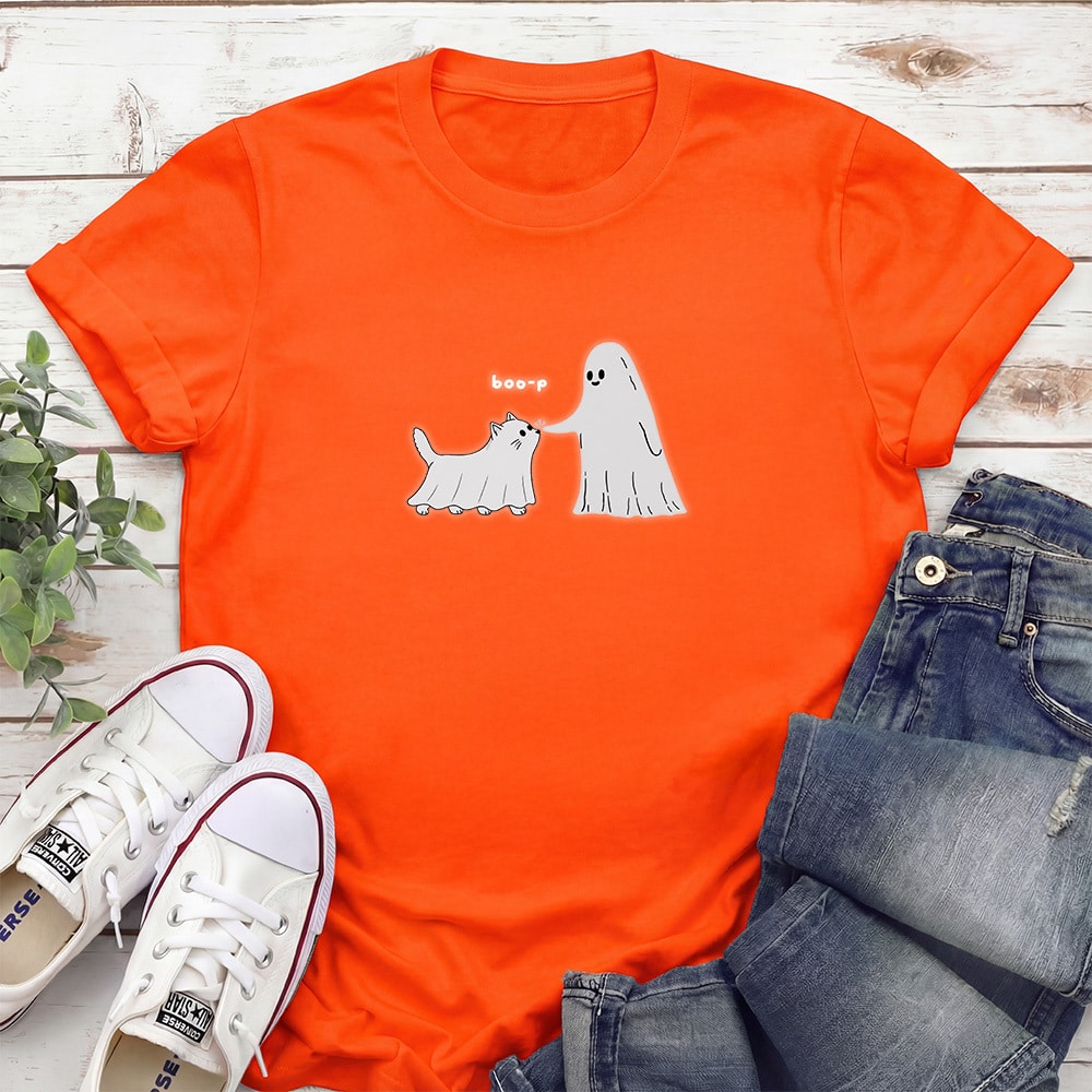 Ghost Boo-p Standard Tee Bright Orange