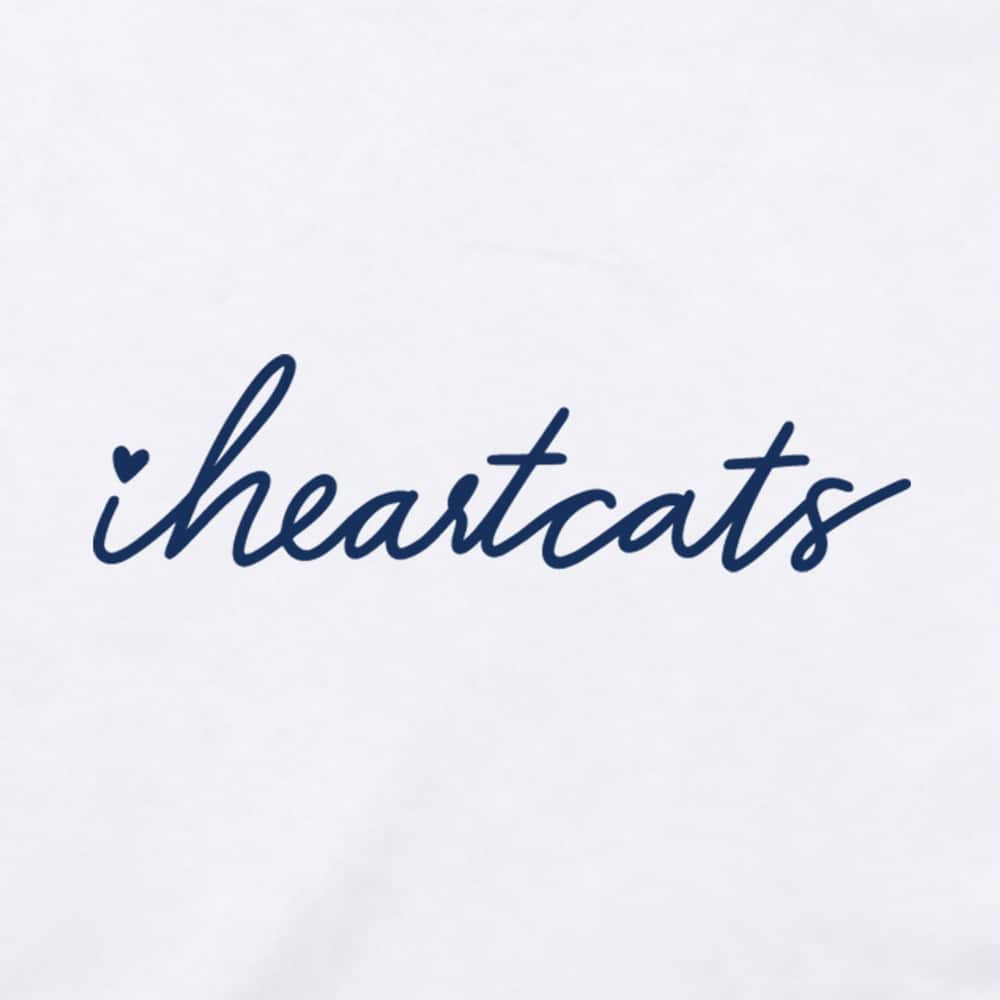 Comfort Colors My Heart Belongs To A Rescue Cat iHeartCats Premium Sweatshirt - White - Image 4