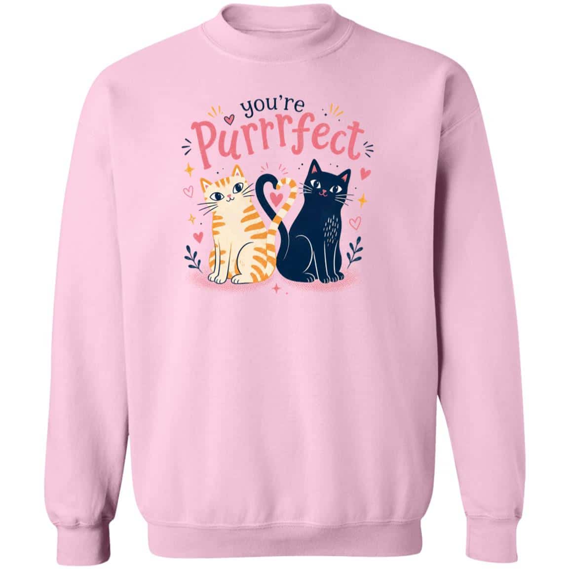 You’re Purrrfect Sweatshirt Light Pink