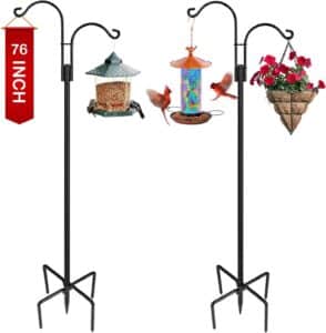 XDW-GIFTS Double Shepherds Hooks for Outdoor