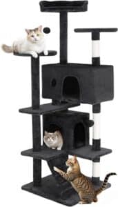 FDW | 54" Cat Tree Tower | Grey