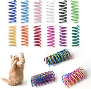Kitys Fatch 12PCS 12Colors Cat Spring Toys