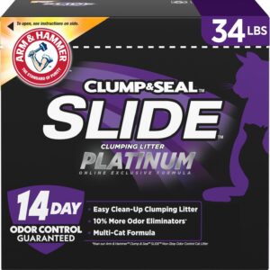 ARM & HAMMER Slide Platinum Easy Clean-Up Clumping Cat Litter
