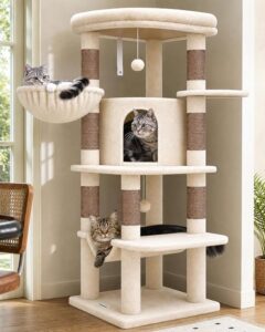 Globlazer Corner Stable Cat Tree Tower with Scratching Post