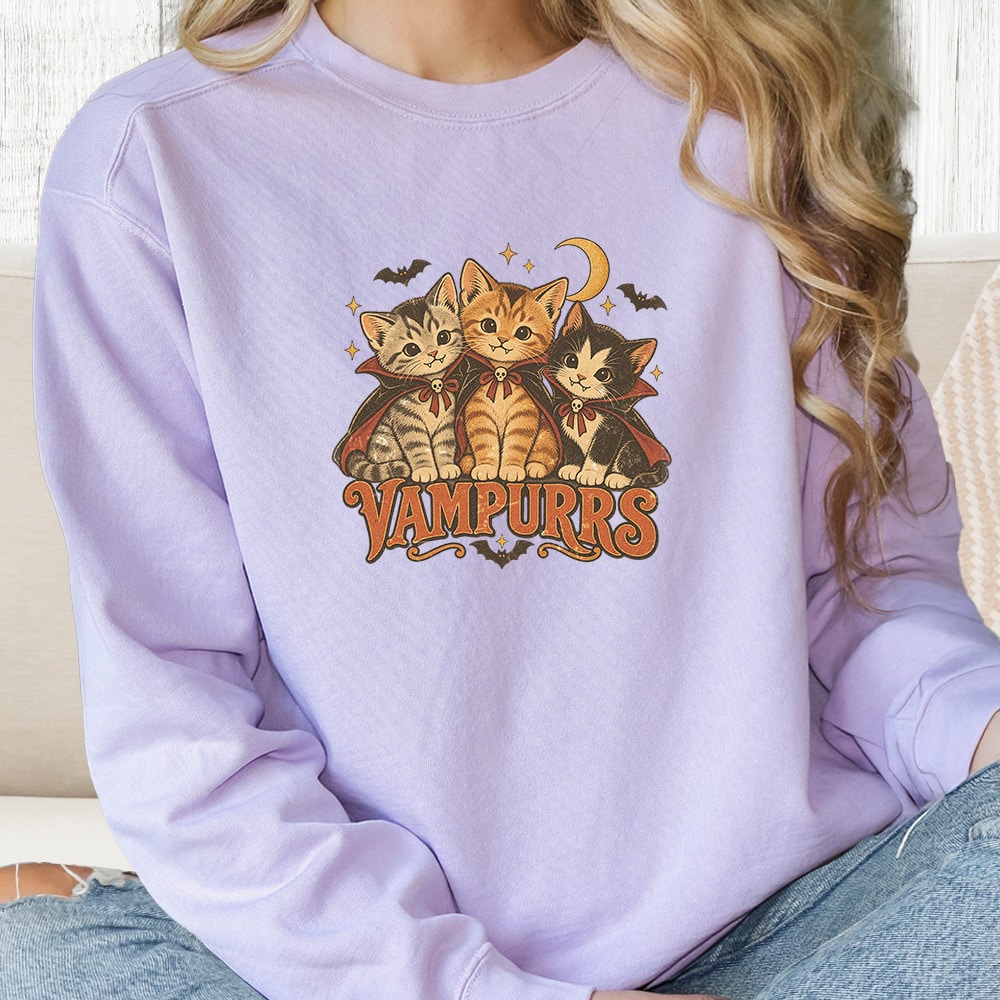 Comfort Colors Vampurrs Premium Sweatshirt - Orchid