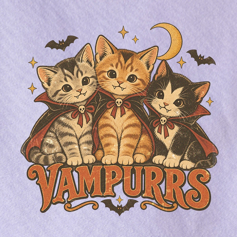 Comfort Colors Vampurrs Premium Sweatshirt - Orchid - Image 2