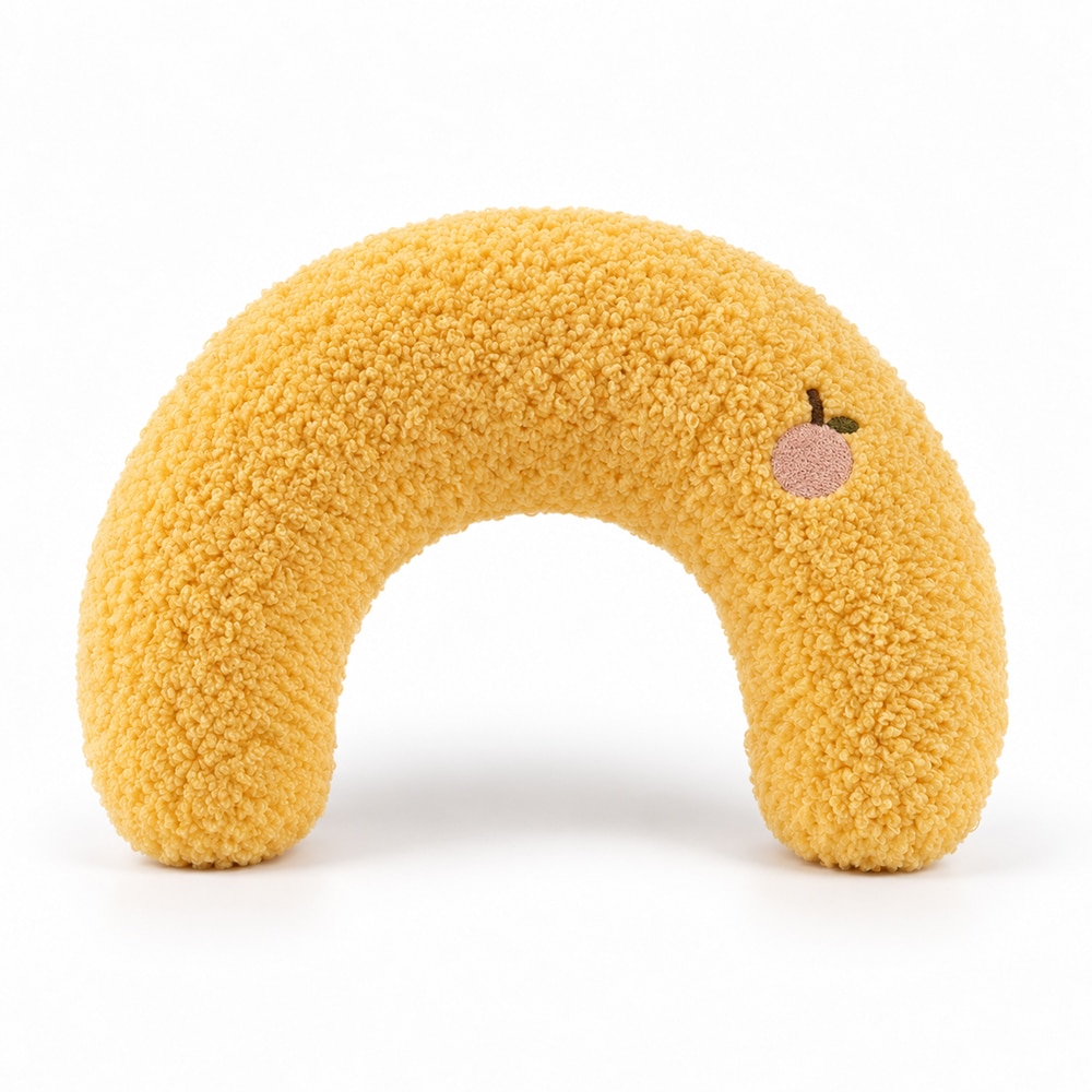 Peachy Dreams Yellow Cat Cuddle Pillow