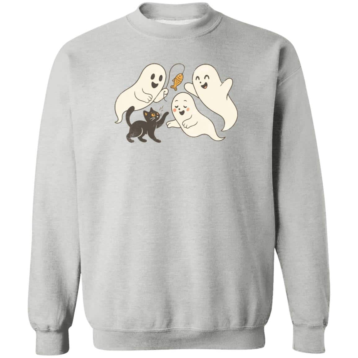 Fund 50 Meals for $20.00 and Get A FREE Ghost Kitty Playtime Sweatshirt Heather Grey